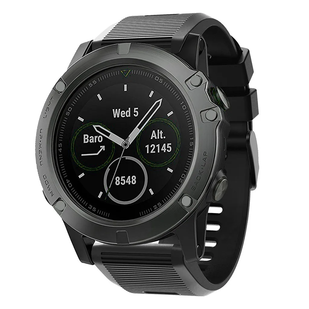 Replacement TPU Soft Watch Band For Garmin Fenix 5X/5X Plus/Fenix 3/3 HR Smart High Quality Wrist Strap #817 | Электроника
