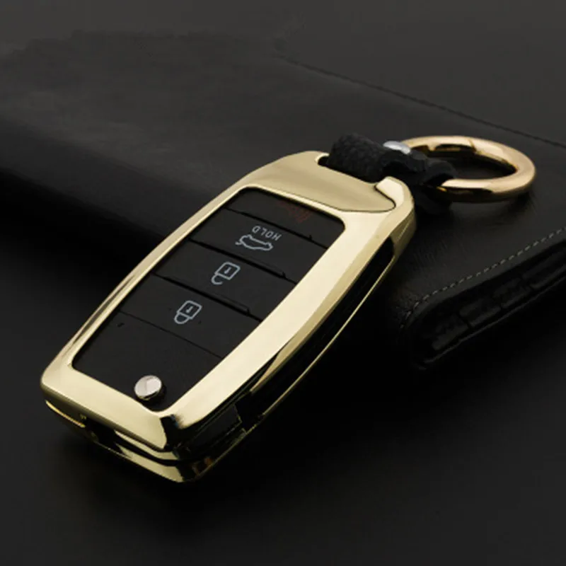Aluminum Alloy Car Key Remote Cover Case For Kia Rio K2 Sportage 2017 2018 Ceed Optima K5 Cerato K3 K4 Sorento Carens | Автомобили и