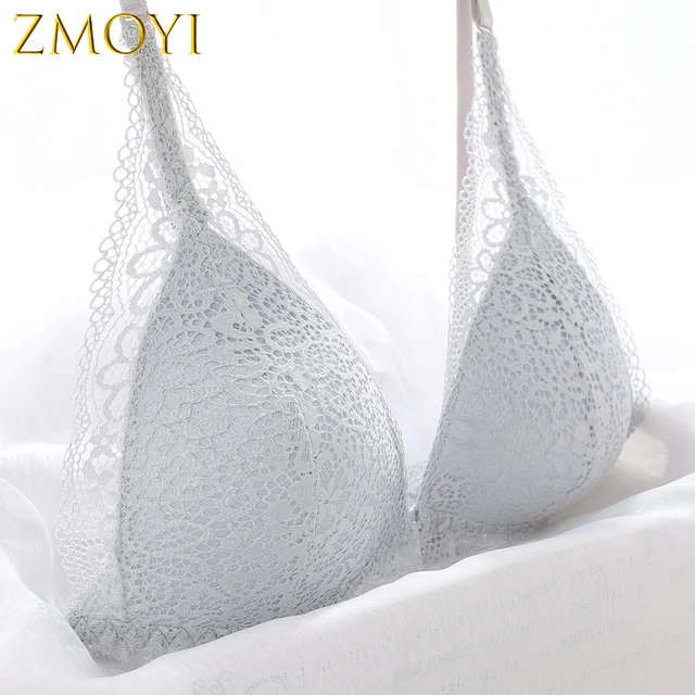 Wireless Bras for Women Lace Female Lingerie Push Up Bralette Sexy  Underwear Breathable Solid Color Underclothes Intimates