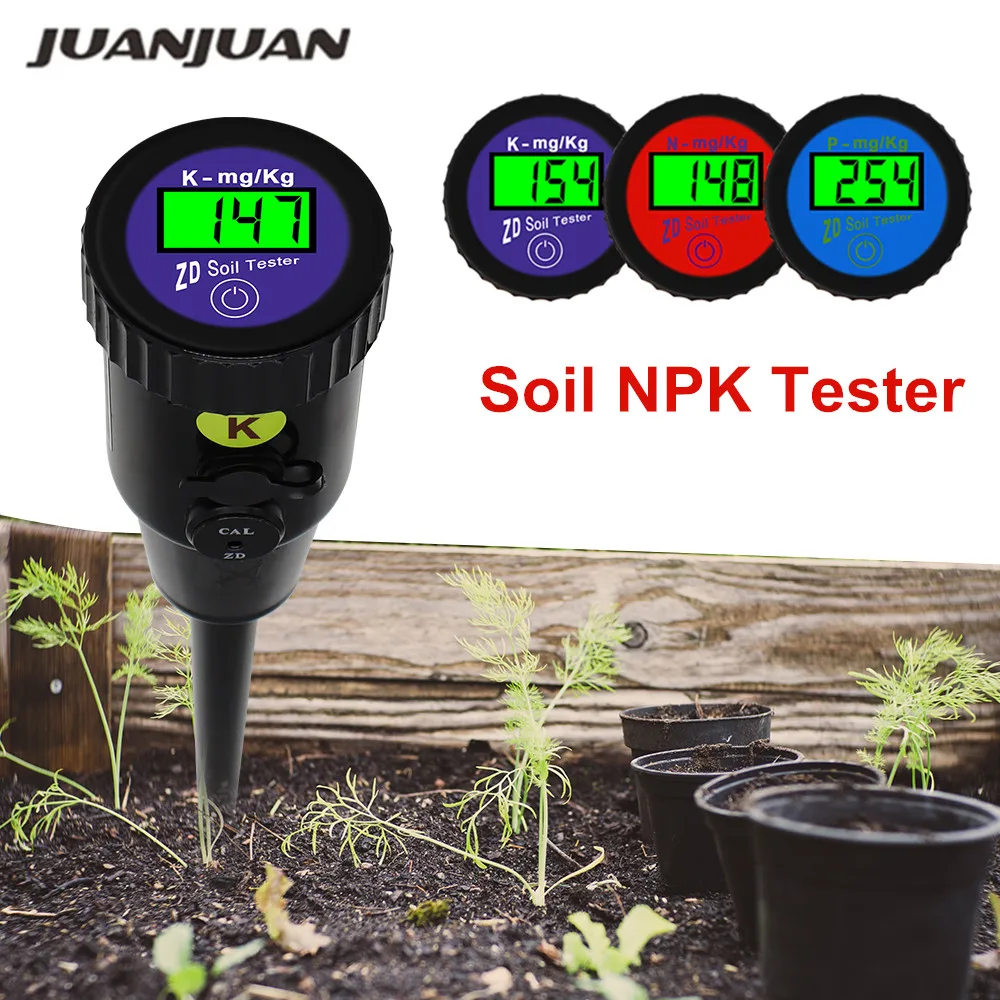 

Soil NPK Tester Soil Instant N.P.K Nutrient Tester NPK Nutrient Meter Nitrogen Phosphorus Potassium ZD Soil Tester