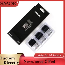 3 шт./упак. Original SMOK Ново-Pod vape 2 мл танк электронная сигарета распылитель pod Vape для Ново/Ново-2 комплекта VS Infinix Vape аксессуары