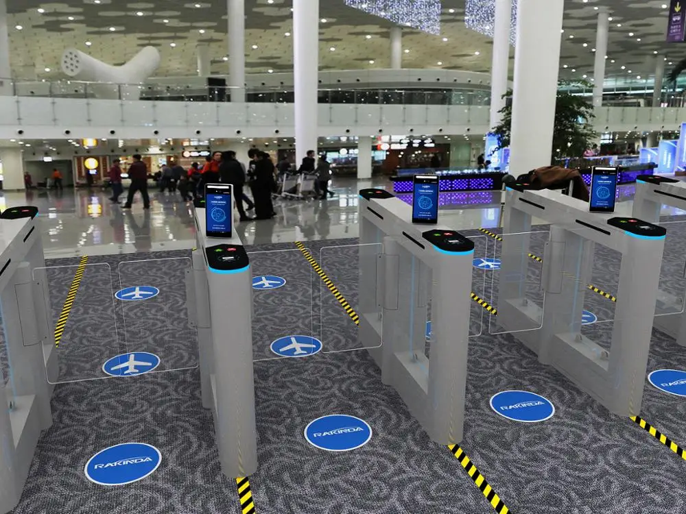 High Precision Binocular Camera Biometric Face Recognition Door Access Control System