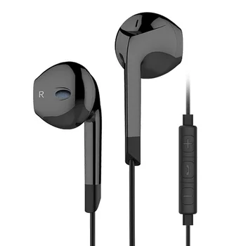 

Langsdom Wired Earphone Headset Wire Control 3.5mm Audio Jack Earbuds Build In Microphone