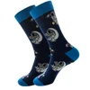 Cosmic Series Men's large plate star Constellation woman smile tube socks astronaut socks ZQ029 ► Photo 3/6