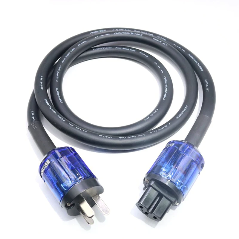 Furutech Two Core Silver Plated Power Cord With Eu Plug Ac Power Line