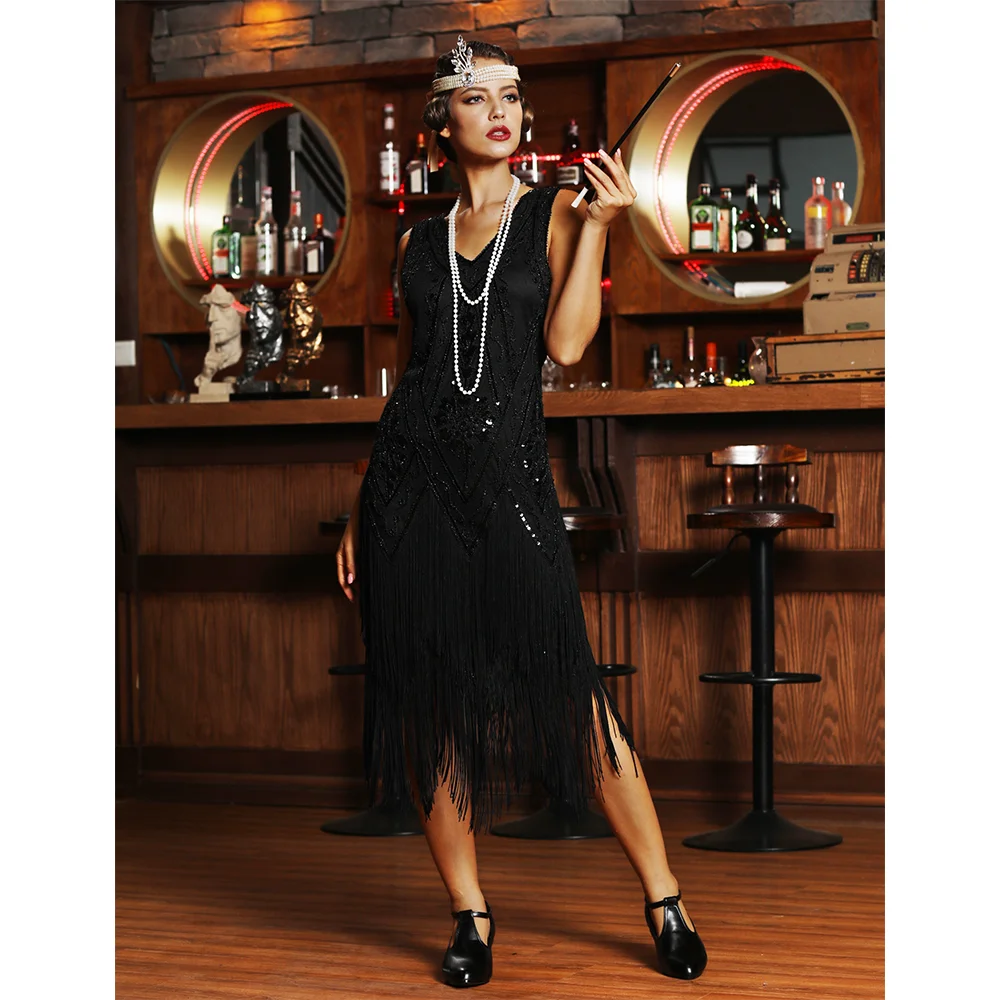 mengen micro agitatie Prettyguide Vrouwen 1920 S Flapper Jurk Vintage Swing Omzoomd Gatsby  Roaring 20 S Jurk|Jurken| - AliExpress