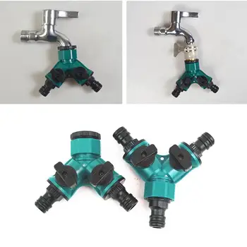 

Irrigation Y Shape Tap Connector Garden Hose Adapter Splitter Quick Coupling Drip Garden Watering Irrigation System Tool