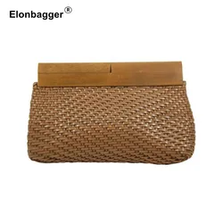 21.5 cm Guangzhou Seller Wholesale Solid Wood Wooden Purse Frame Obag Handle Wallet Evening Handbag Accessories Purse Frames