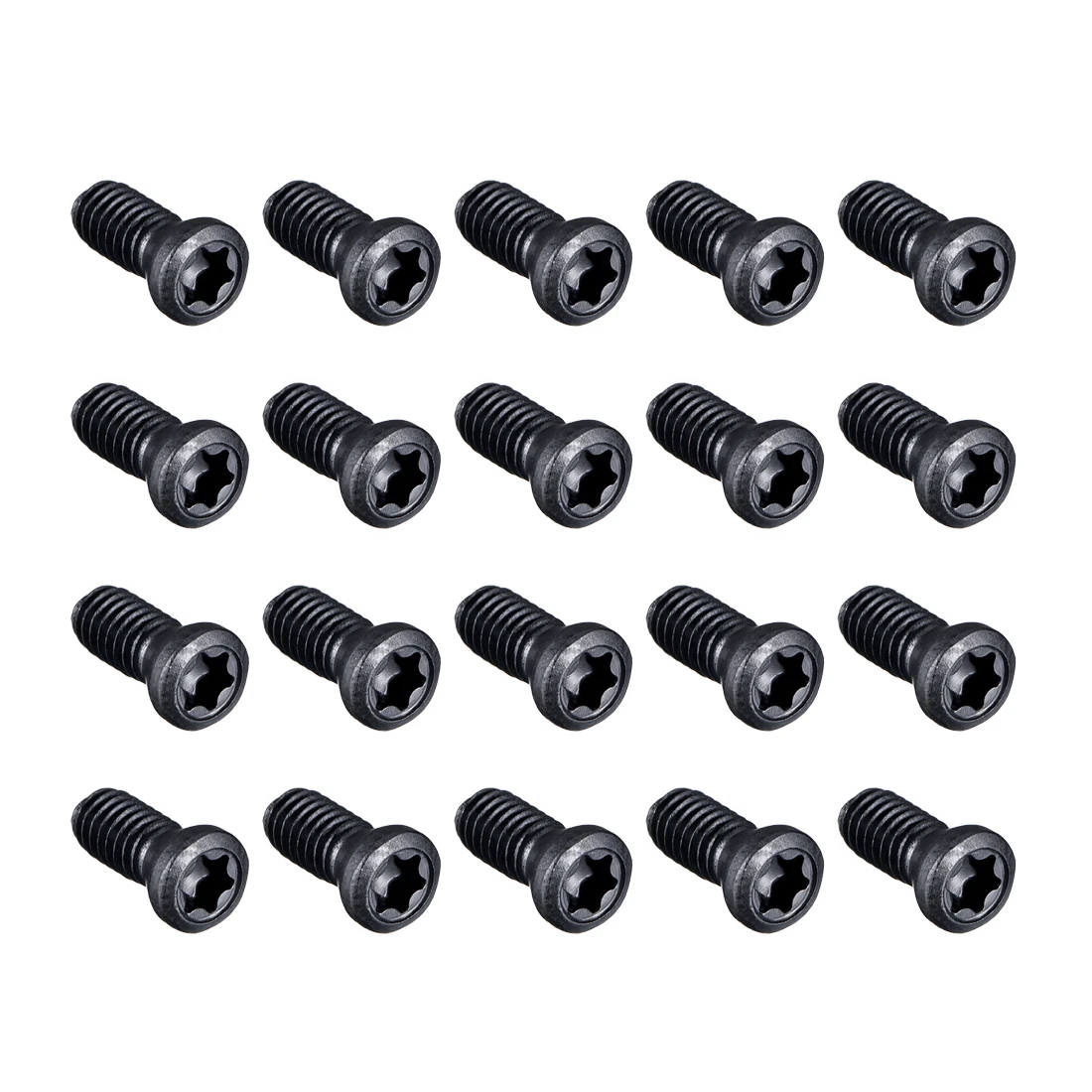 Uxcell M4x10mm Torx винты для замены твердосплавные вставки токарный станок с ЧПУ 12,9 класса углеродистая сталь 20 шт