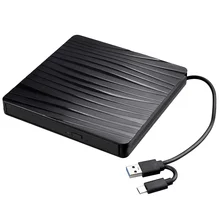 Внешний DVD привод внешний CD DVD привод USB 3,0 type-C тонкий внешний CD привод писатель горелки