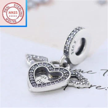 

TIF 100% 925 sterling silver DIY Pendant suitable for original Pandor charm bracelet jewelry