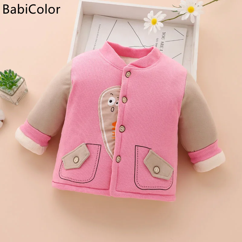 

Осенне-зимние пальто для мальчиков и девочек теплая куртка на подкладке из чистого хлопка для маленьких детей куртка на подкладке из хлопка