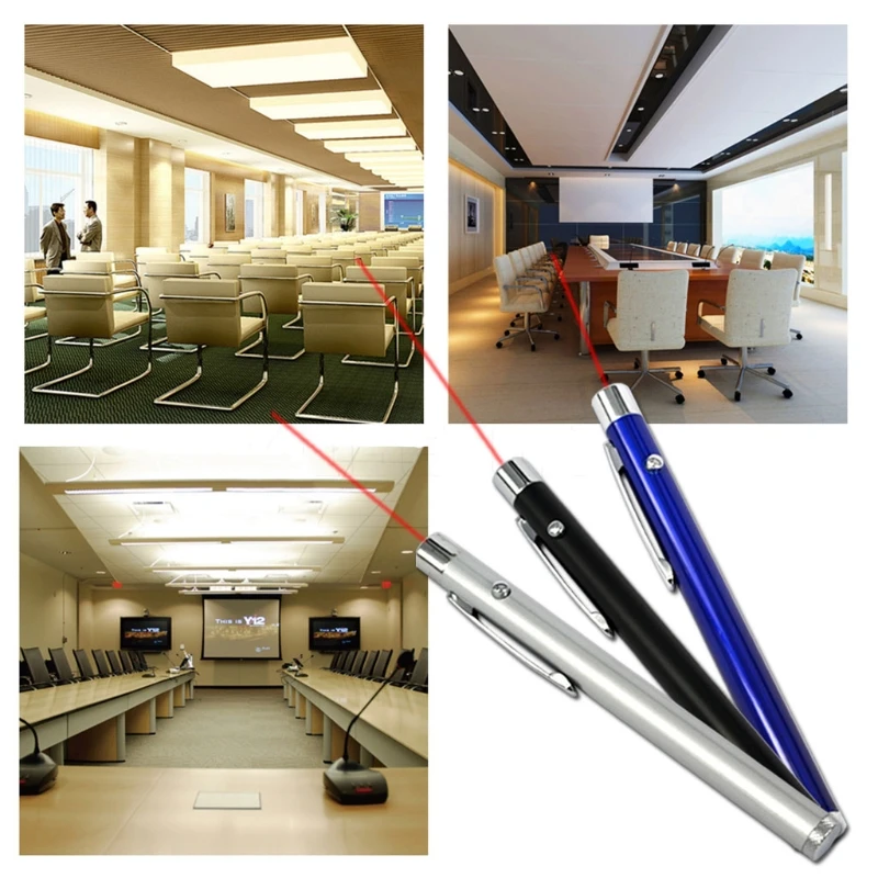 5mW 650nm Red Light Laser Pointer Pen Continuous Line Visible Beam Presentation |