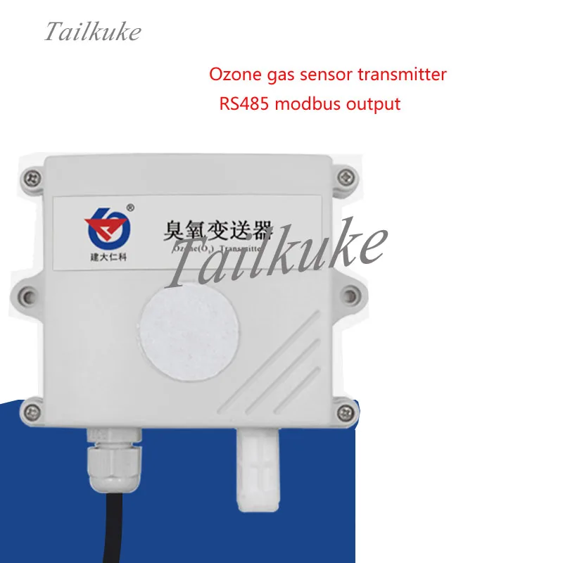 O3 Concentration Ozone Gas Sensor Transmitter Air Detection RS485 Modbus Output afbeelding