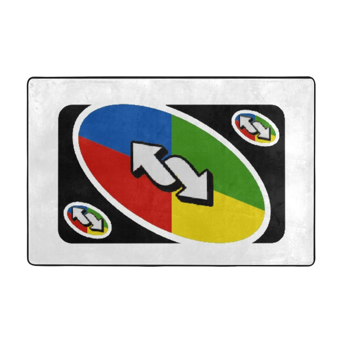 Uno Rainbow Reverse Card Doormat Carpet Mat Rug Polyester Non Slip Floor  Decor Bath Bathroom Kitchen Bedroom 60x90|Mat| - AliExpress