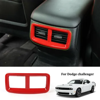 

Replaces Air Outlet Vent Trim Rear Frame Red For Dodge Challenger 2015+ New