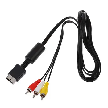 

High Speed to 3 RCA Adapter Cable for SONY Playstation 2 3 PS2 PS3 , 1.8 Meter / 6 Foot Length