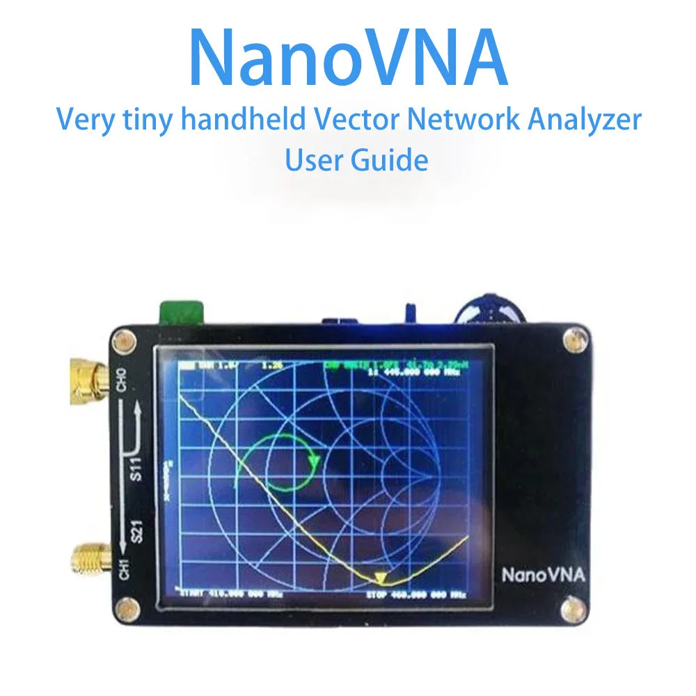 Векторный анализатор сети NanoVNA с ЖК-дисплеем 2 8 дюйма 50 кГц-300 МГц антенны кв ВЧ УВЧ
