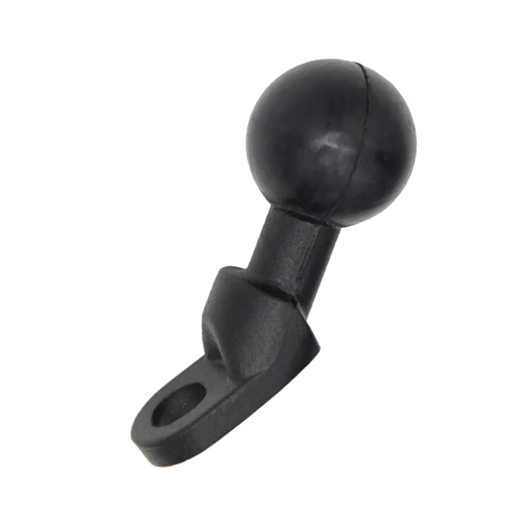Mount Aluminum Mini Motorcycle Mount Angled Base With 11mm Hole 1 Inch Ball