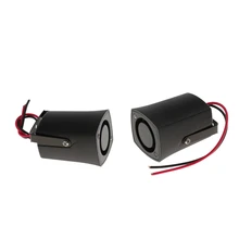 2 шт. сигнализация заднего хода рог динамик сигнальное устройство зуммер Предупреждение черный для различных транспортных средств грузовиков