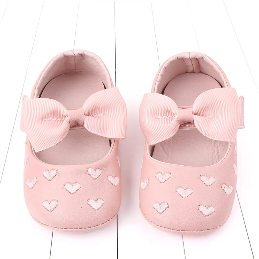 Sweet Heart Printed Newborn Baby Girls Princess Baby Boots Infant Newborn Girls Boys Warm Shoes First Walkers Shoes Booties