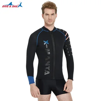 

Swimming Wetsuit Jacket UV Sun protection Kayaking 1pc Men Bodysuit Coat