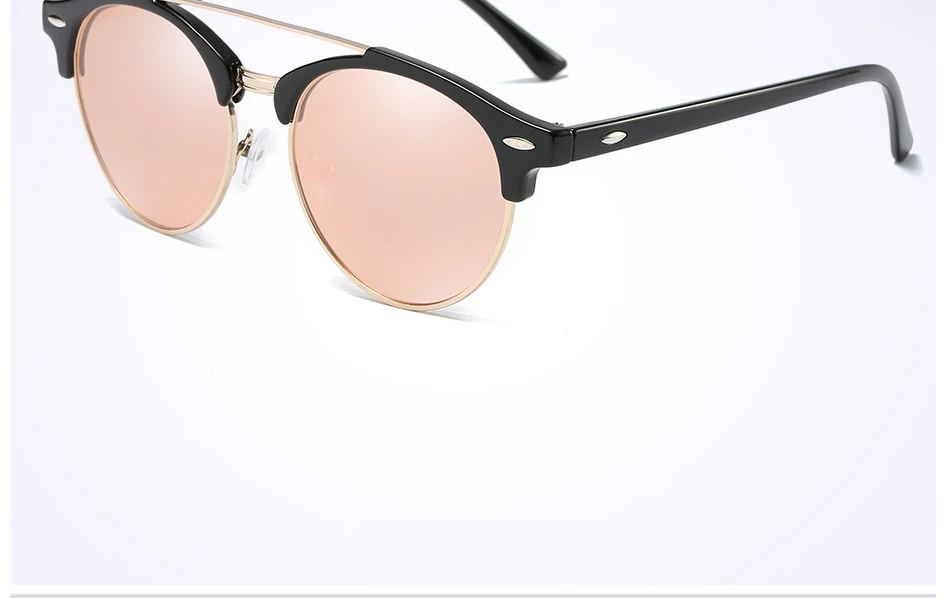 Брендовая люксовая дизайнерская Поляризованные, авиационные круглые мужские солнцезащитные очки винтажные очки в ретро стиле Для женщин металлической пряжкой, для вождения, солнцезащитные очки