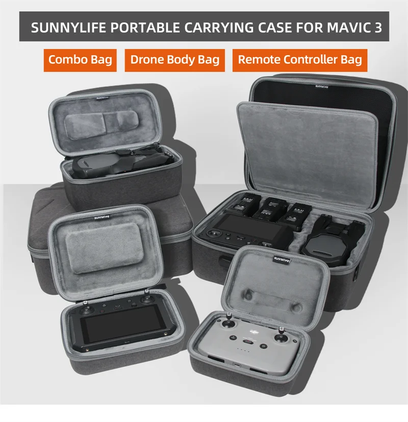 Переносной чехол DJI Mavic 3 для переноски корпуса дрона RC PRO Fly More Cine Premium Combo Bag Sunnylife