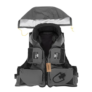 

M-XXL Professional Life Jacket Vest Fishing Polyester Adult Safety Life Jacket Survival Life Vest Swimming Boating Drifting