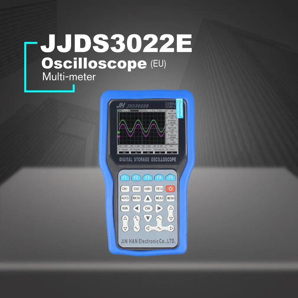 JDS3022E цифровой мультиметр осциллограф мультиметр Цифровой осциллограф 2CH Ручной осциллограф 50 МГц генератор сигналов