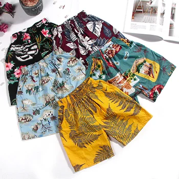 

Children's shorts tide brand summer loose five points beach pants quick-drying lace pants seaside men's boxer swimming pants