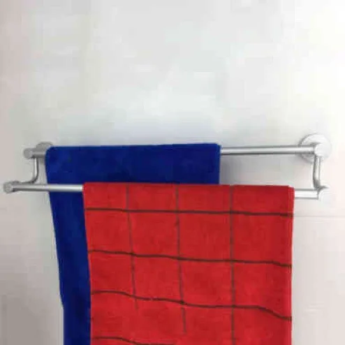 

Classic Alumimum Single Pole Double Poles Three-Bar Towel Rack Environmentally Friendly Material Cost-Effective