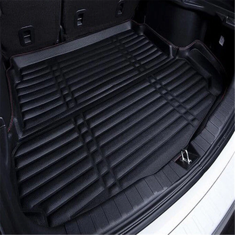 

SJ 3D Car Rear Trunk Boot Mat Liner Cargo Floor Tray Carpet Mud Pad Guard Protector Accessories For Nissan Tiida 2016 17 18 2019