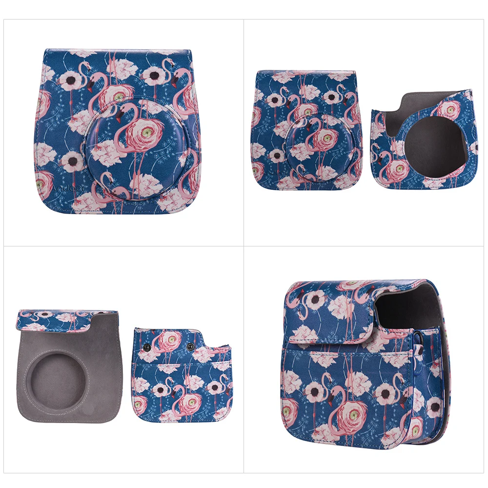 Andoer чехол для камеры из искусственной кожи с ремешком для Fujifilm Instax Mini 9/8+/8 s/8 чехол для камеры высокого качества