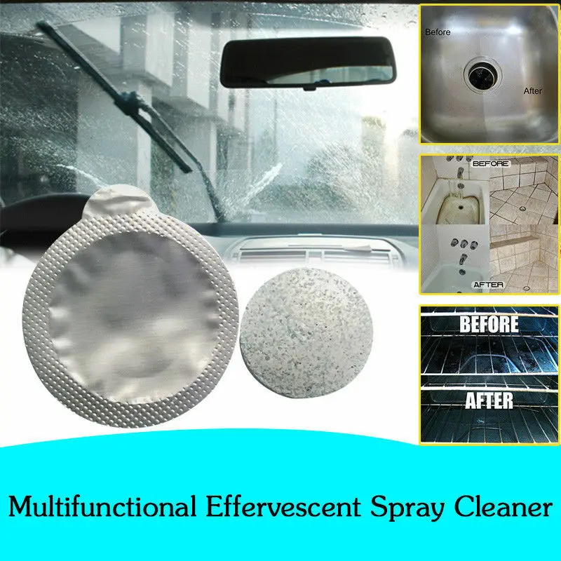

Dropshipping New 1/5/10PCS Multifunctional Effervescent Spray Cleaner Set Home Kitchen Cleaning Car Windshield Glass Detergent