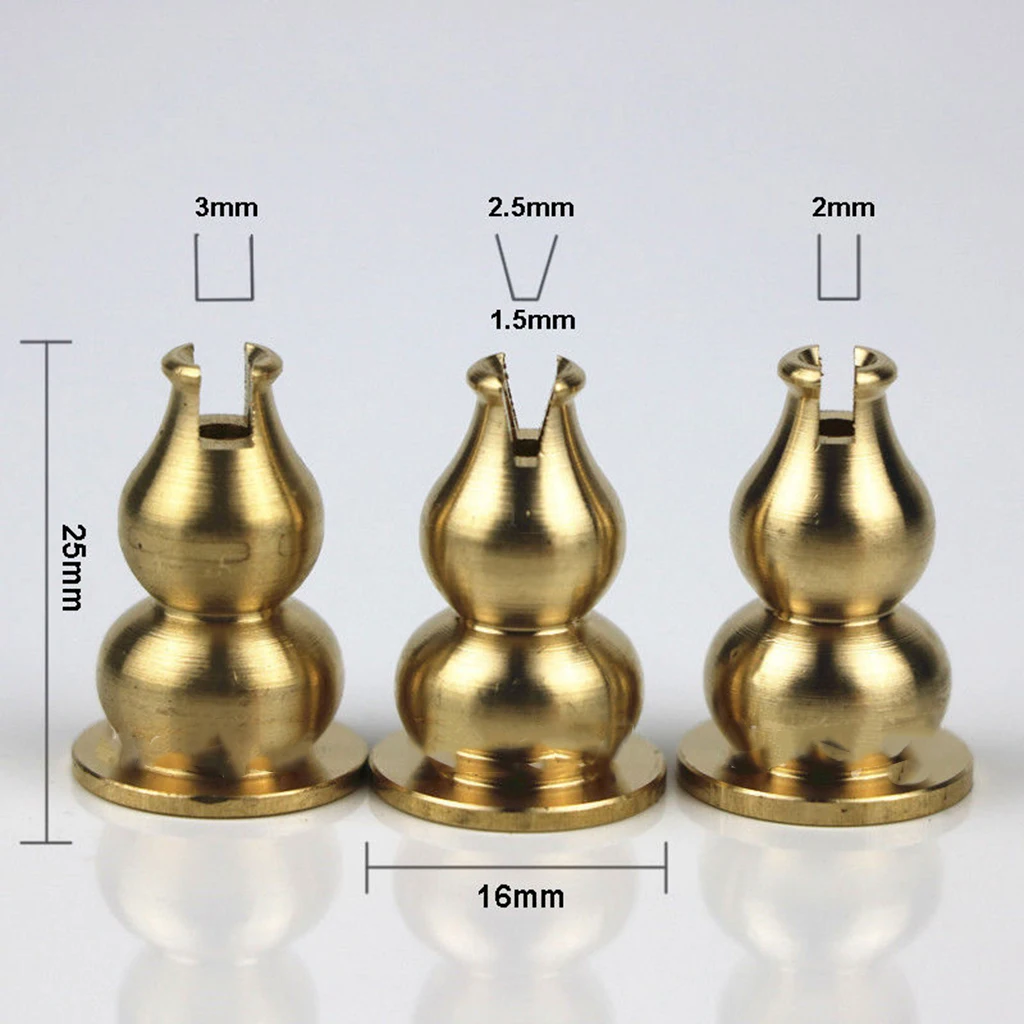 Brass Mini Incense Holder and Sticks Insence Burner Holder Gourd Shape Coil Incense Holder Copper Polishing Yellow