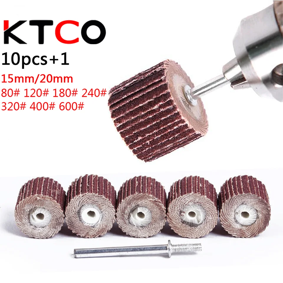 KTCO 10 шт. 10-20 мм Dremel аксессуары наждачная бумага перекидной шибер шлифовальная
