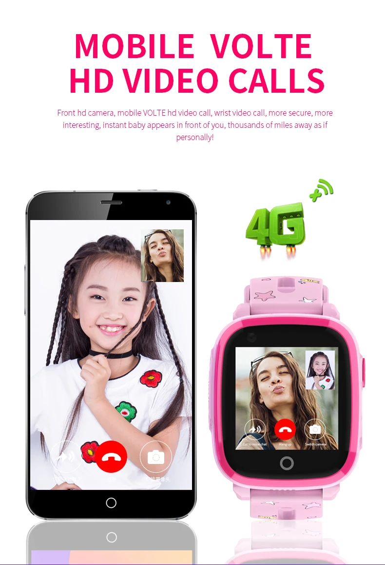 Waterproof Kids Smart watch 4G 9