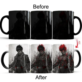 

1Pcs New 350ml Cartoon Creative Naruto Magic Color Changing Mug Novelty Ceramic Anime Coffee Milk Cup Gift for Friends Children