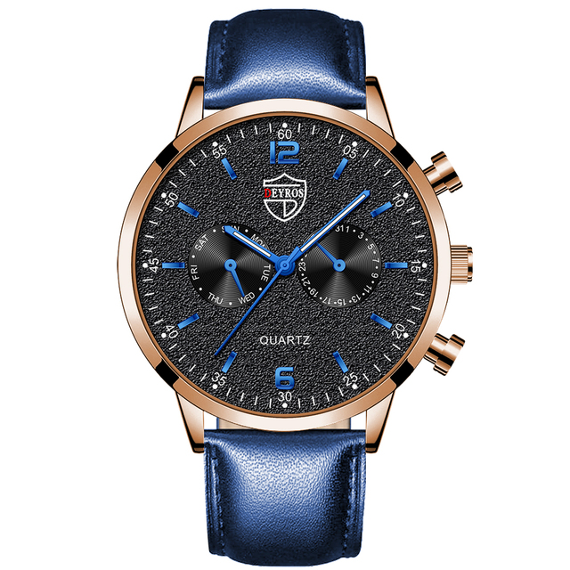 Mens Luxury Business Watchs Stainless Steel Quartz Wrist Watch Male Leather Watch Calendar Luminous Clock reloj hombre