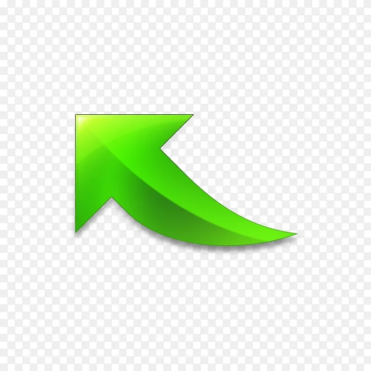 绿色箭头电脑图标桌面壁纸-png图标导出png图片素材免费下载_图片编号