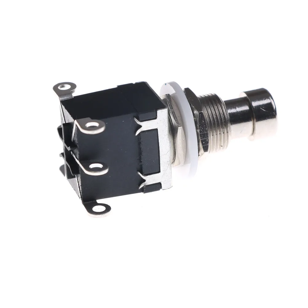 1 шт. AC 250V/2A 125V/4A 6 шпильки DPDT моментальный Stomp ножной переключатель для гитары |
