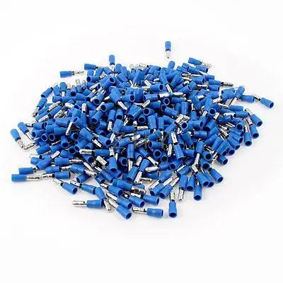 

1000 Pcs Blue 16-14 AWG Insulated Crimp Terminals Connector MPD1.25-156