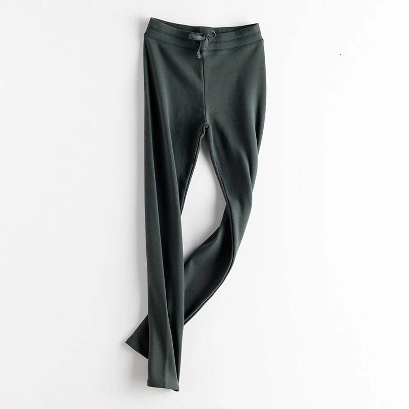 Pure Cotton Increase Down Pants Keep Warm Nine Part Pants