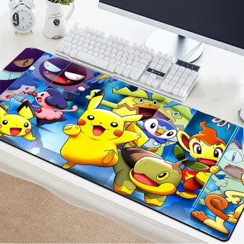 

Yuzuoan Pokemoner Animation Pattern Mouse Pad Natural Rubber Exquisite Lock Edge Table Mat Cute Table Mat