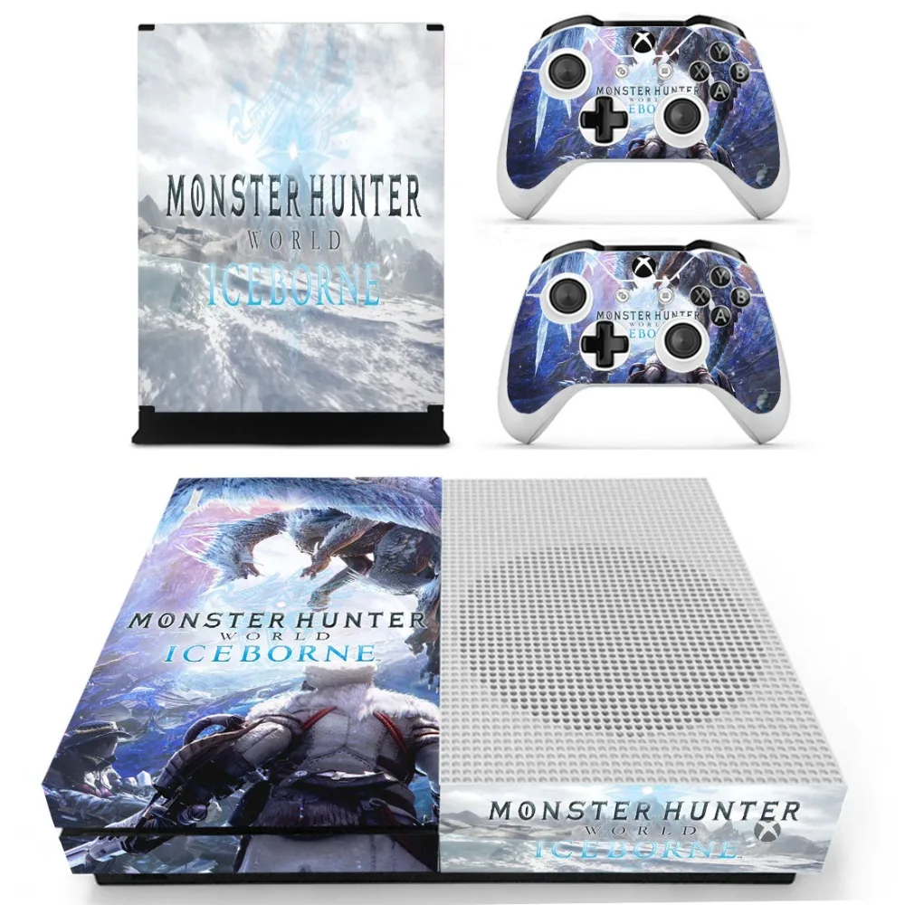 Monster Hunter World Iceborne наклейка на кожу для Xbox One S консоль и контроллеры для Xbox One Slim Skin стикер s винил
