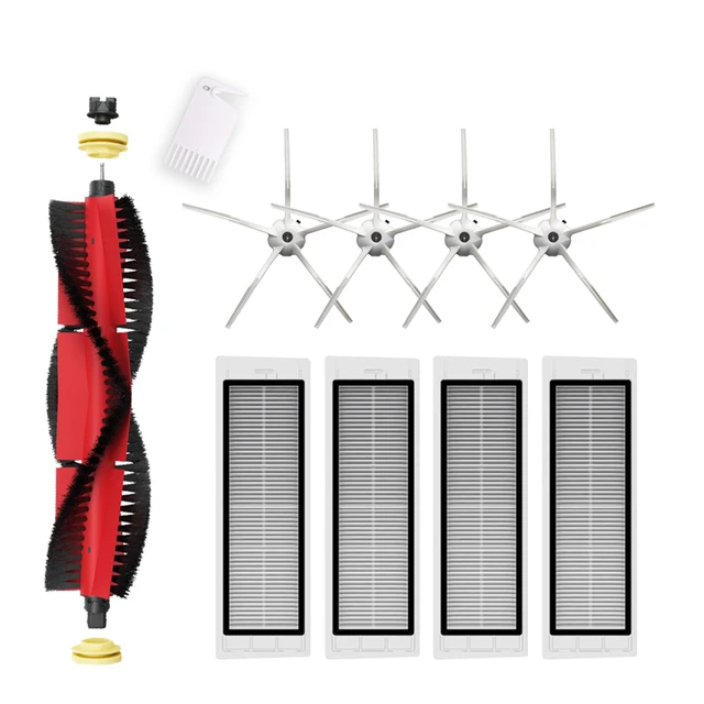 Replacement Accessories for XiaoMi for Roborock S5 Max S50 S55 S6 S6 Pure Vacuum Cleaner Parts Washable HEPA Filter Main Brush SMT372