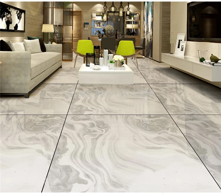 Telha de assoalho de textura de mármore