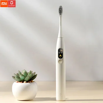 APP Control Xiaomi Oclean X Smart Touchscreen Sonic Electric Toothbrush Waterproof Fast Charging oclean x smart color touch screen sonic electric toothbrush app control international version from xiaomi youpin