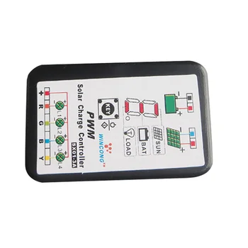 

6V12V PWM Indicator Intelligent Switch Portable Battery Regulator Overload Protection String Lights Solar Controller 3A Panel